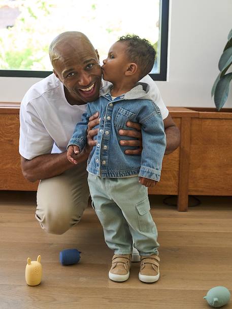 Pantalon ballon bébé garçon vert sauge - vertbaudet enfant 
