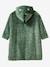 Fleece poncho deken voor kinderen donkergroen - vertbaudet enfant 