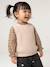 2-in-1 trui baby ecru+hemelsblauw+roze (poederkleur) - vertbaudet enfant 