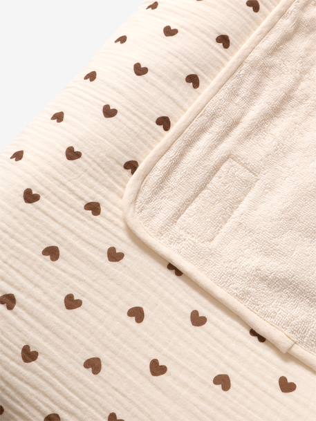Lot de 2 housses de matelas à langer chocolat - vertbaudet enfant 