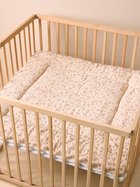 Fond de parc en gaze de coton Nutty ficelle - vertbaudet enfant 