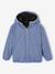 Blouson réversible à capuche garçon bleu grisé+vert sapin - vertbaudet enfant 