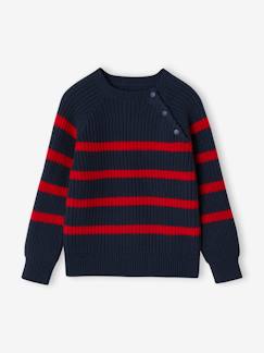 Garçon-Pull, gilet, sweat-Pull garçon rayé