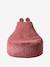 Pouf enfant en velours côtelé Ourson beige+rose+vert - vertbaudet enfant 
