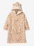 Poncho plaid polaire fille écru - vertbaudet enfant 