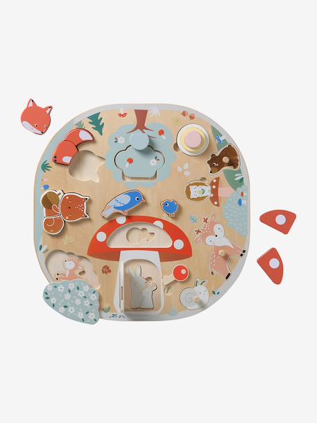 FSC® houten multi-puzzelbord HAPPY FOREST hout - vertbaudet enfant 