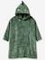 Fleece poncho deken voor kinderen donkergroen - vertbaudet enfant 