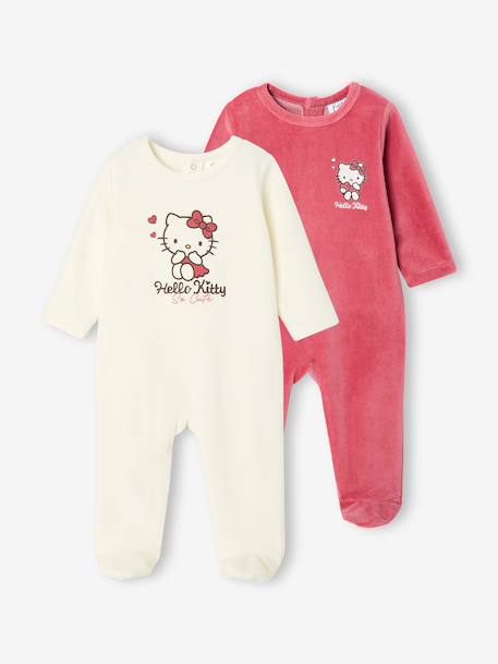 Lot de 2 pyjamas bébé Hello Kitty framboise - vertbaudet enfant 