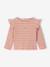 Baby meisjesshirt met lange mouwen rozen+vanille - vertbaudet enfant 