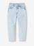 Jean balloon fille bleu moyen+denim bleached - vertbaudet enfant 