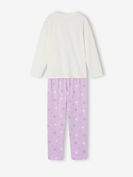 Frozen pyjama voor meisjes lila (poederkleur) - vertbaudet enfant 