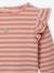 Baby meisjesshirt met lange mouwen rozen+vanille - vertbaudet enfant 