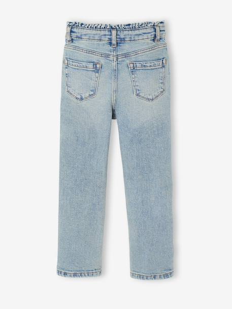 Slim jeans meisje lichtblauw+middenblauw - vertbaudet enfant 