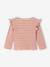 Baby meisjesshirt met lange mouwen rozen+vanille - vertbaudet enfant 
