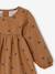 Babyjurk met lange mouwen blauw+hazelnoot - vertbaudet enfant 