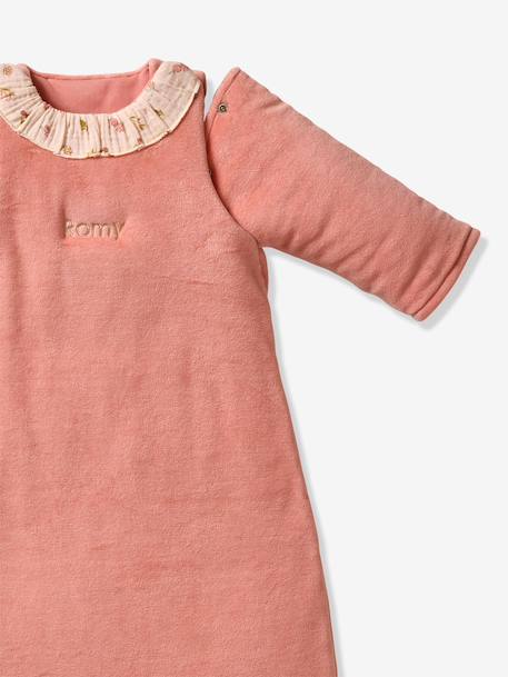 Gigoteuse manches longues velours Cocotte rose pêche - vertbaudet enfant 