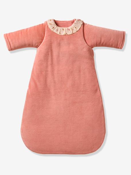 Gigoteuse manches longues velours Cocotte rose pêche - vertbaudet enfant 