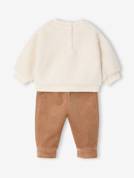 3-delige babyset geboorte ecru - vertbaudet enfant 