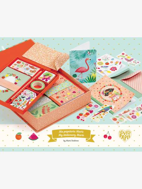 Coffret papeterie Marie ORANGE - vertbaudet enfant 