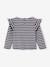 Baby meisjesshirt met lange mouwen rozen+vanille - vertbaudet enfant 
