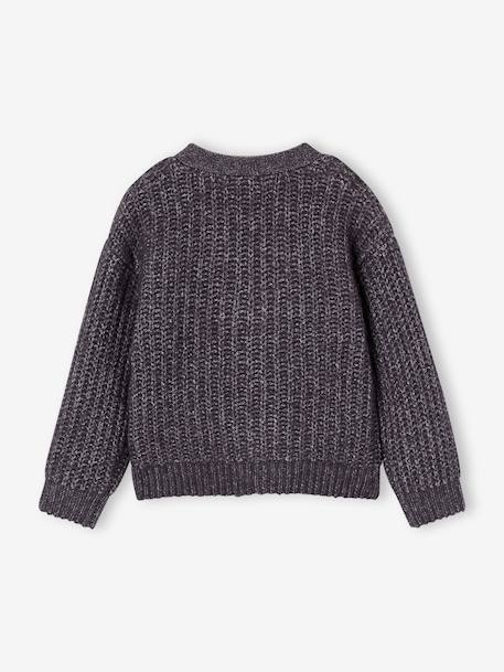 Gilet col V garçon gris ardoise - vertbaudet enfant 