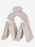 Modulaire schuimrubberen zetel beige+groen+rozen - vertbaudet enfant 