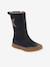 Meisjes Boots PULSE TEX STAR BOOTS WOOL FRODDO bordeauxrood+donkerblauw+zwart - vertbaudet enfant 