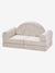 Modulaire schuimrubberen zetel beige+groen+rozen - vertbaudet enfant 
