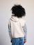 Gilet sans manches fille à capuche zippé beige - vertbaudet enfant 