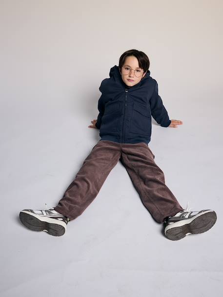 Battlebroek van JONEN antraciet+hazelnoot - vertbaudet enfant 