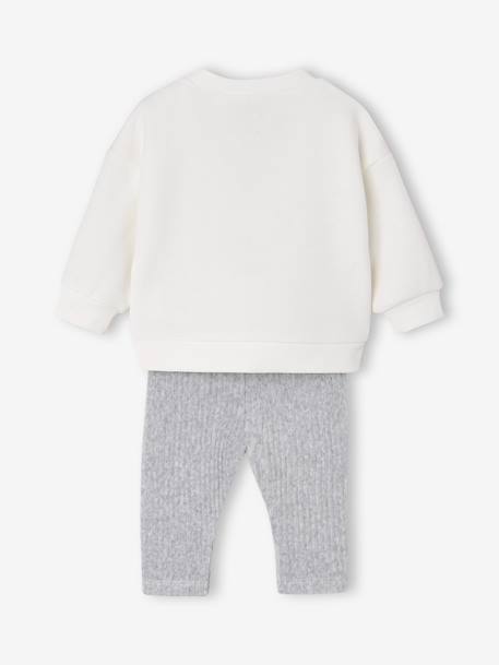 Ensemble bébé Miffy gris chiné - vertbaudet enfant 
