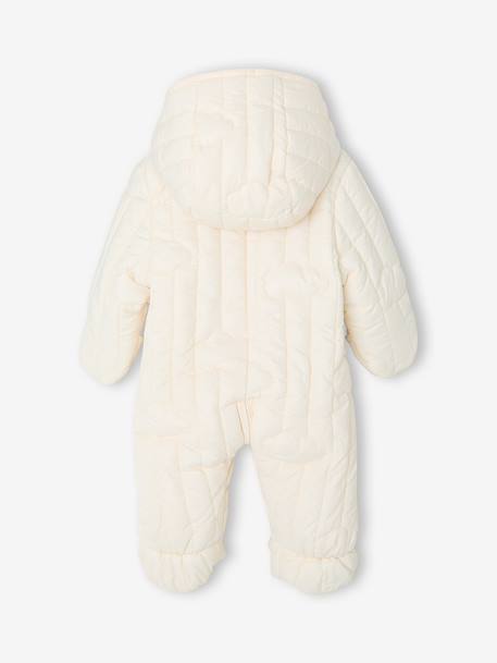 Combipilote naissance avec capuche écru - vertbaudet enfant 