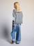 Jean large fille bleu moyen - vertbaudet enfant 