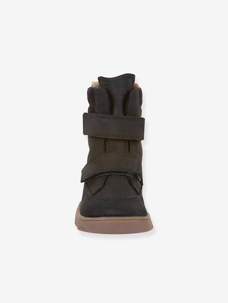 Bottes pieds nus pour enfants ZERU TEX WINTER BAREFOOT Froddo bleu foncé+bleu pétrole+rose doré - vertbaudet enfant 