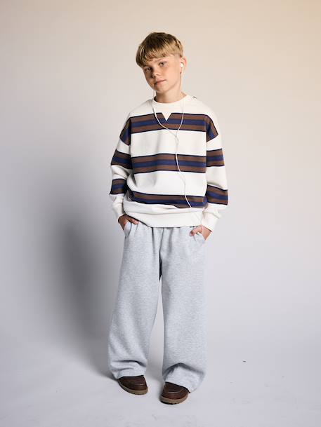 Lot de 2 pantalons larges garçon gris - vertbaudet enfant 