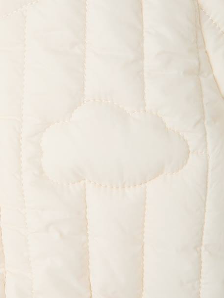 Baby winterpak met capuchon ecru - vertbaudet enfant 
