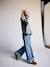 Jean large fille bleu moyen - vertbaudet enfant 