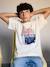 T-shirt met print voor jongens ecru - vertbaudet enfant 