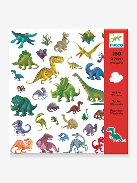 160 stickers Dinosaures DJECO VERT - vertbaudet enfant 