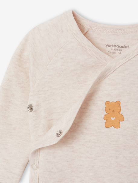 Set van 5 newborn rompertjes beige - vertbaudet enfant 