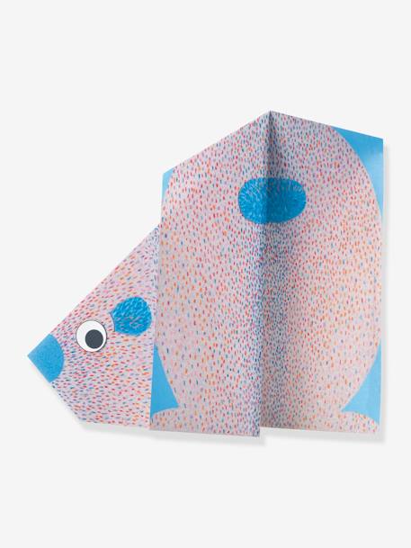 Origami facile - Les animaux polaires BLEU - vertbaudet enfant 