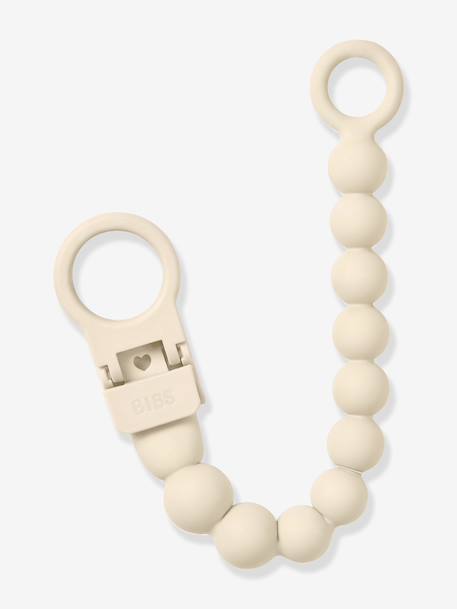 BIBS fopspeenkoord met kralen beige+ecru+petrolblauw+rouge+saliegroen - vertbaudet enfant 