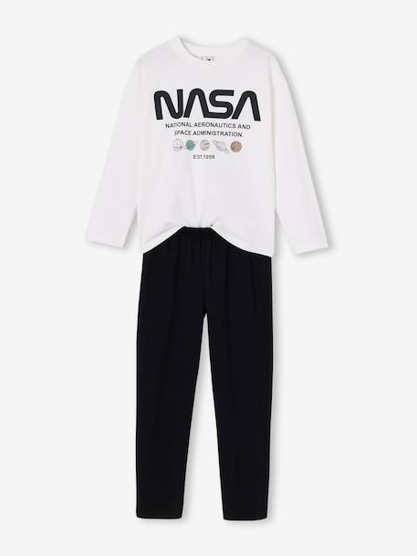 NASA jongenspyjama wit - vertbaudet enfant 