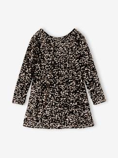-Meisjesjurk met pailletten