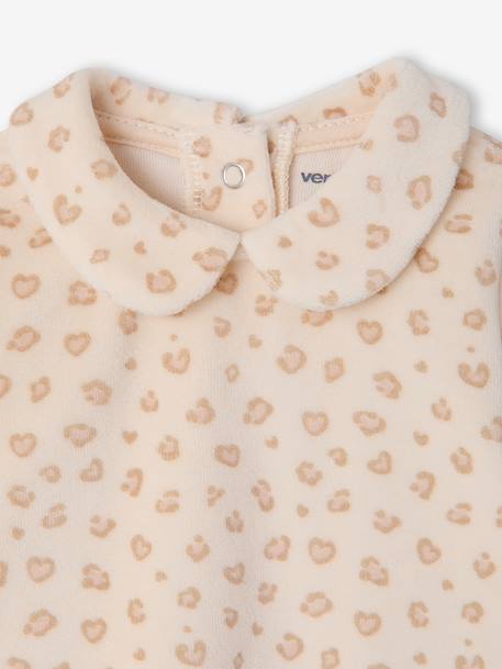 Set van 2 babymeisjespyjama's gemêleerd beige - vertbaudet enfant 
