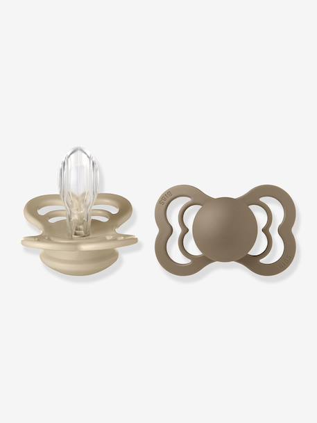 Lot 2 sucettes Supreme beige - vertbaudet enfant 