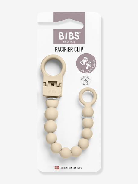 Attache-tétine perles beige+bleu pétrole+blush+écru+vert sauge - vertbaudet enfant 