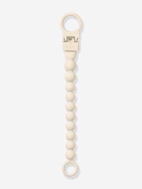 Attache-tétine perles beige+bleu pétrole+blush+écru+vert sauge - vertbaudet enfant 