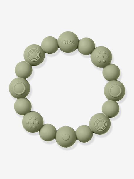 BIBS bijtring met kralen hemelsblauw+petrolblauw+rouge+saliegroen - vertbaudet enfant 