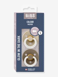 Puériculture-Lot de 2 sucettes-tétines Colour, taille 1 de 0 à 6 mois